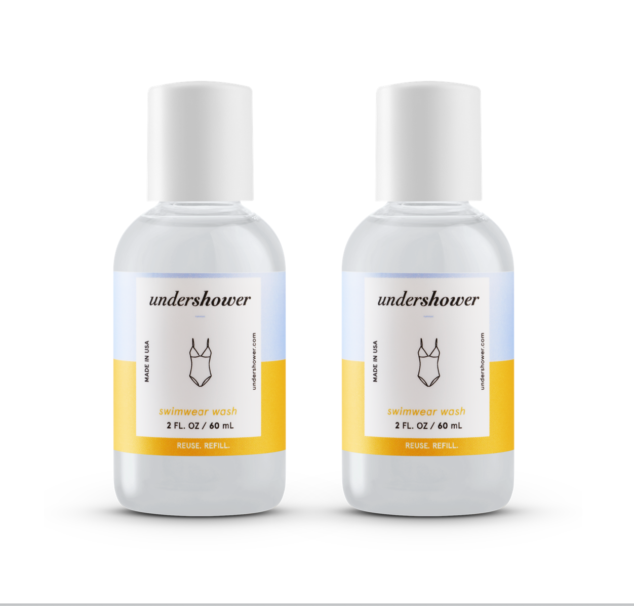 Swimwear Detergent Bundle. Travel Size. 2 fl oz each. Pack of 2