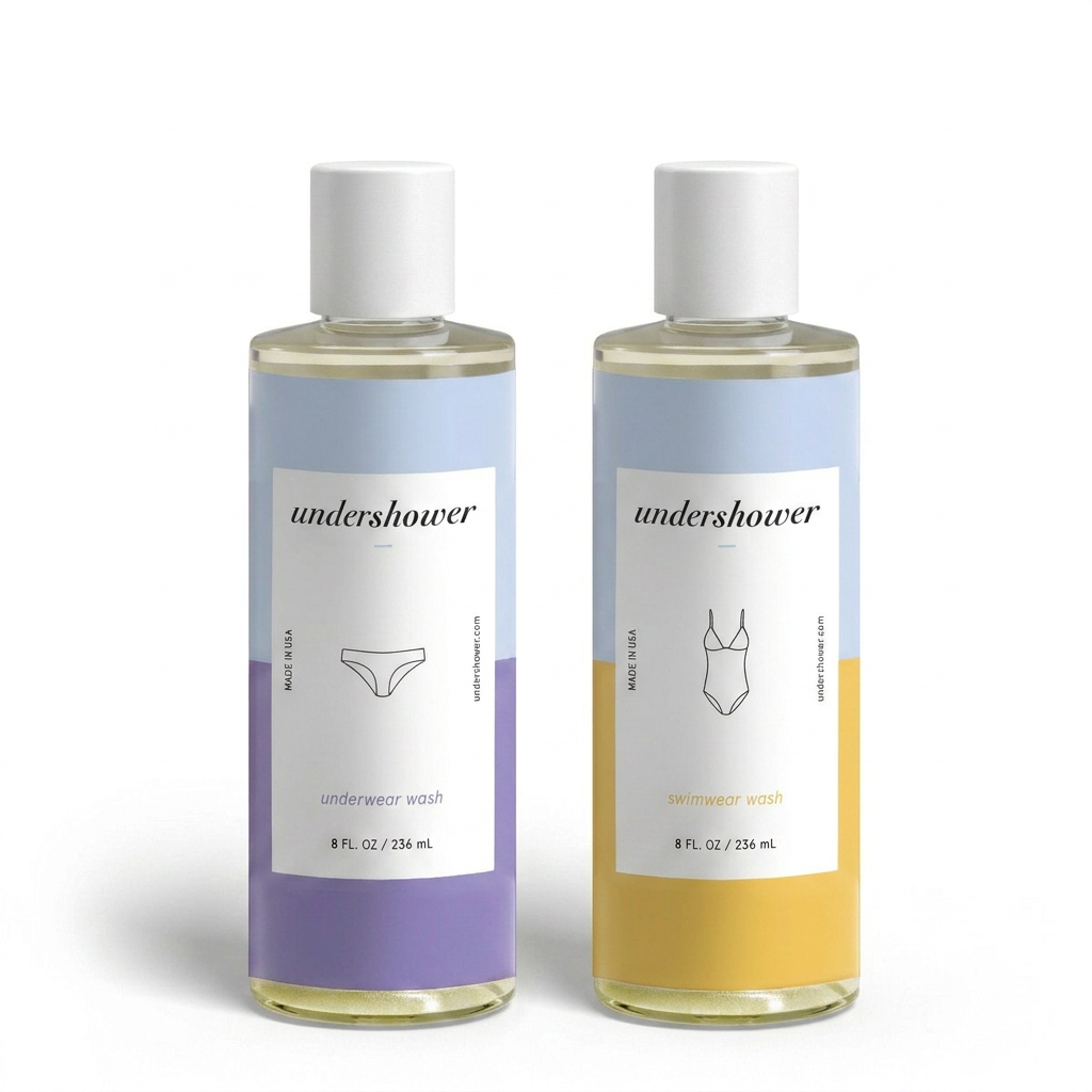Underwear & Swimwear Detergent Bundle. 8 fl oz each. Pack of 2.