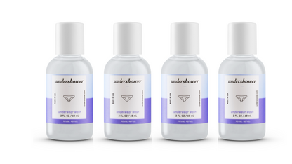 Underwear Detergent Bundle. Travel Size. 2 fl oz each. Pack of 4.